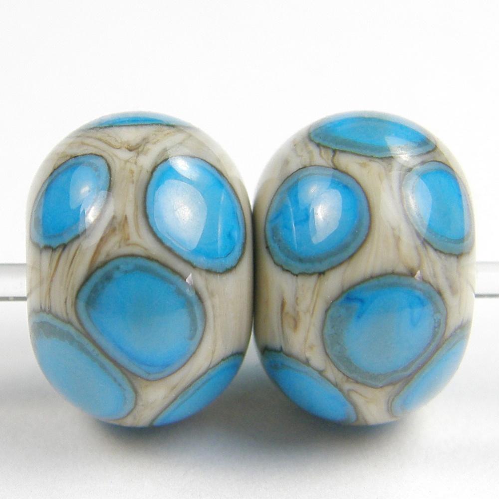 Handmade Lampwork Glass Dot Beads Covergirlbeads 3095