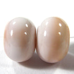 Handmade Lampwork Glass Beads, Pink Tongue Shiny Glossy 258g
