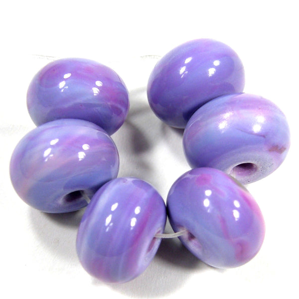 Handmade Lampwork Glass Beads, Premium Purple EDP Shiny Glossy 254g