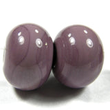 Handmade Lampwork Glass Beads, Violet Purple Shiny Glossy 272g