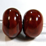 Handmade Lampwork Glass Beads, Red Flint Shiny Glossy 653g